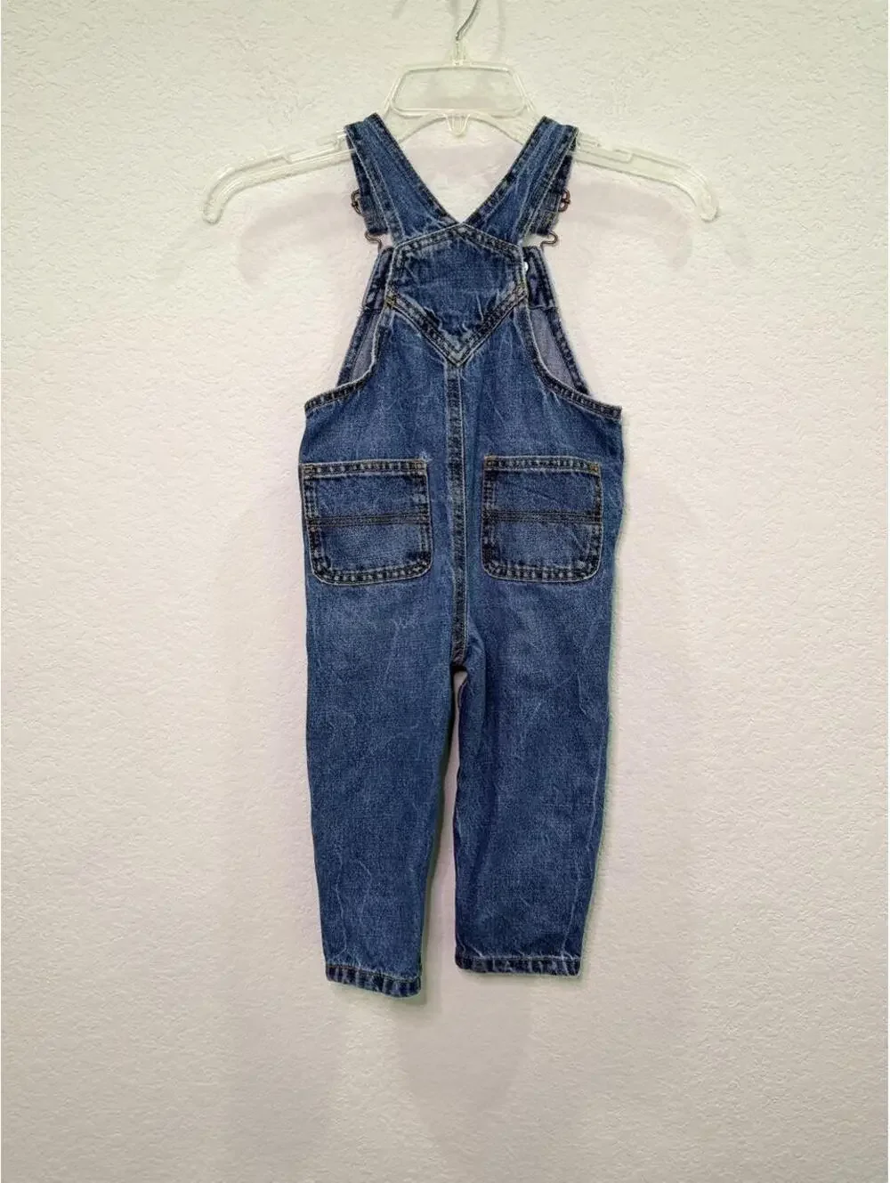 Old Navy Blue denim overalls for toddlers - 2T
